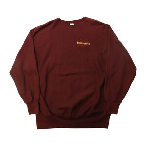 Vintage 90s Champion reverse Weave Minnesota Embroidered Crewneck Sweatshirt Siz